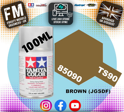 TAMIYA - TS SPRAY PAINT - TS90 Brown (JGSDF)