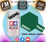 TAMIYA - TS SPRAY PAINT - TS91 Dark Green (JGSDF)