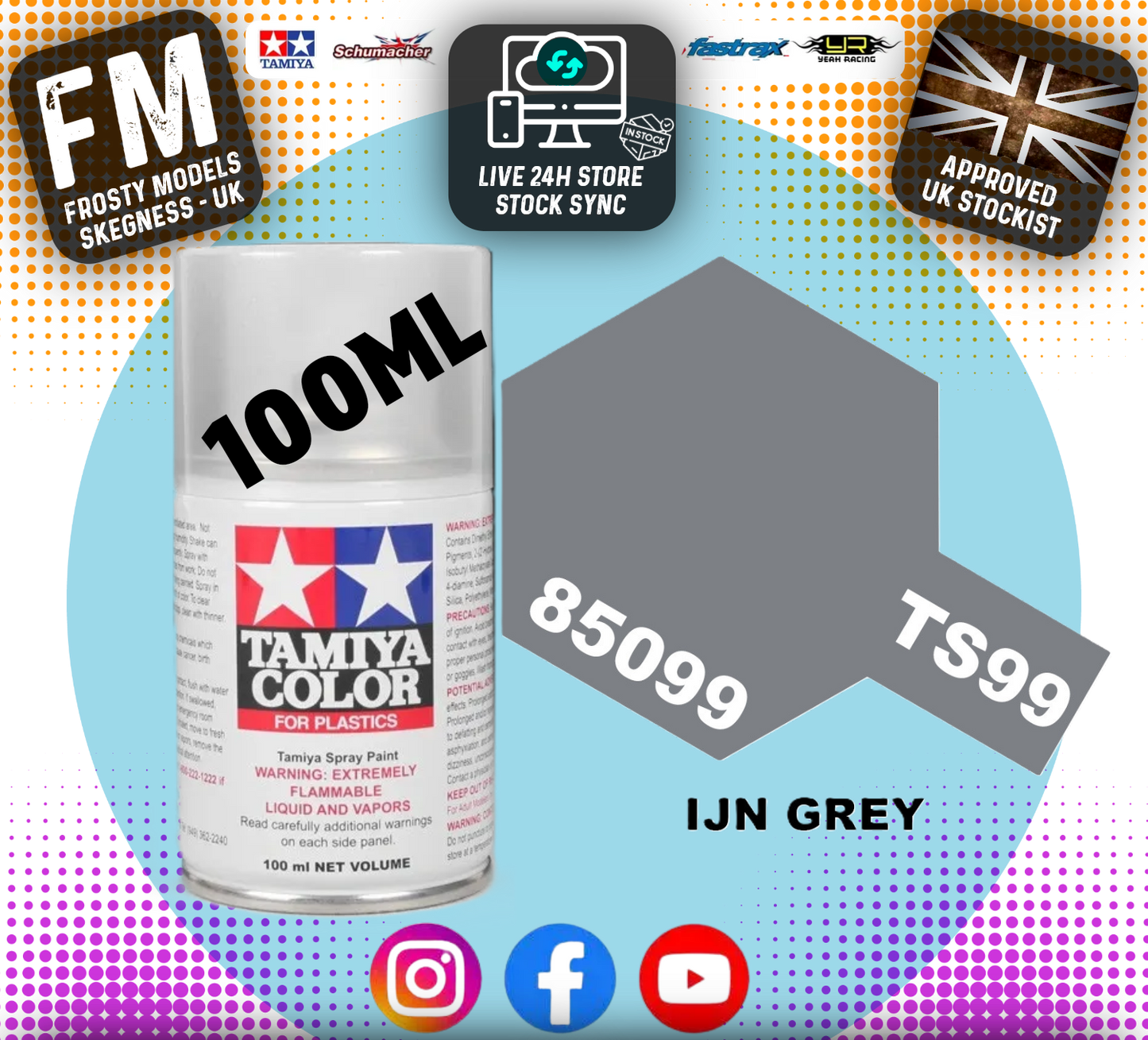 TAMIYA - TS SPRAY PAINT - TS99 IJN Gray