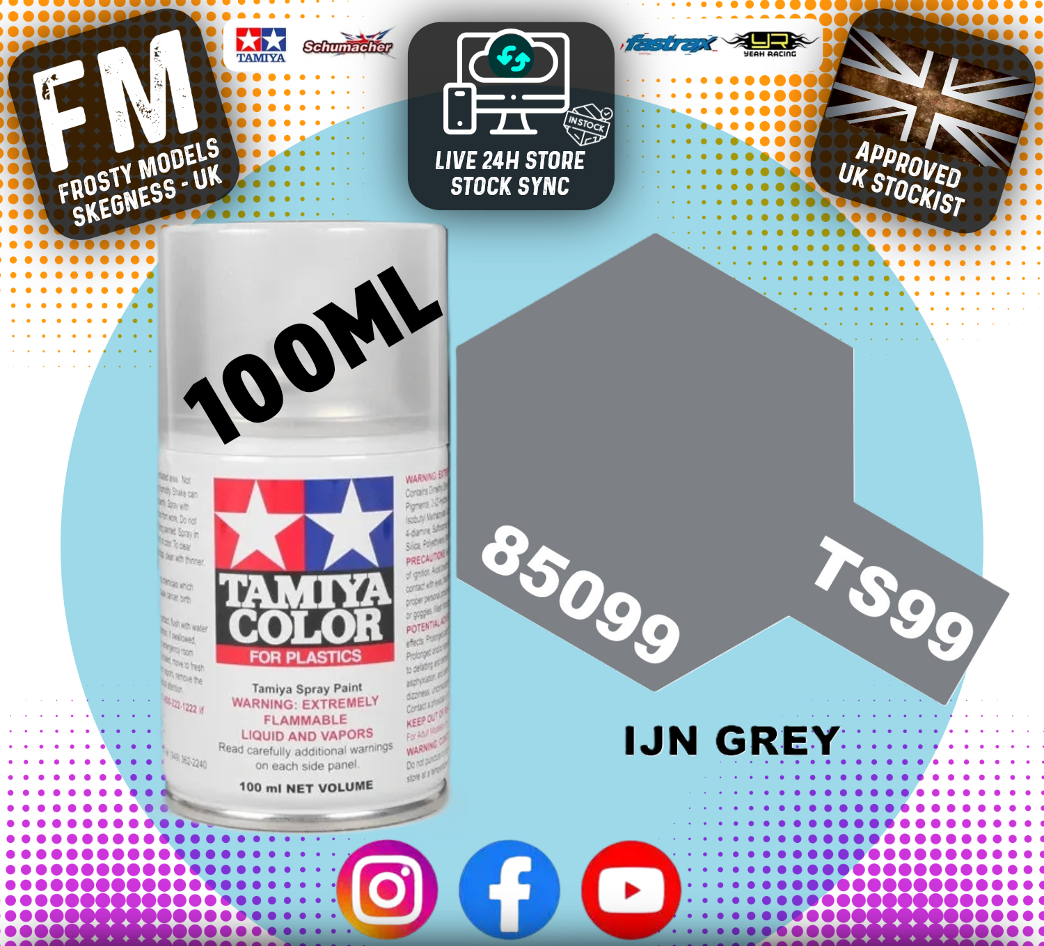 TAMIYA - TS SPRAY PAINT - TS99 IJN Gray