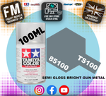 TAMIYA - TS SPRAY PAINT - Ts100 Sg Bright Gun Metal