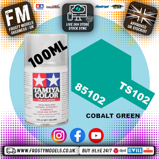TAMIYA - TS SPRAY PAINT - Ts-102 Cobalt Green