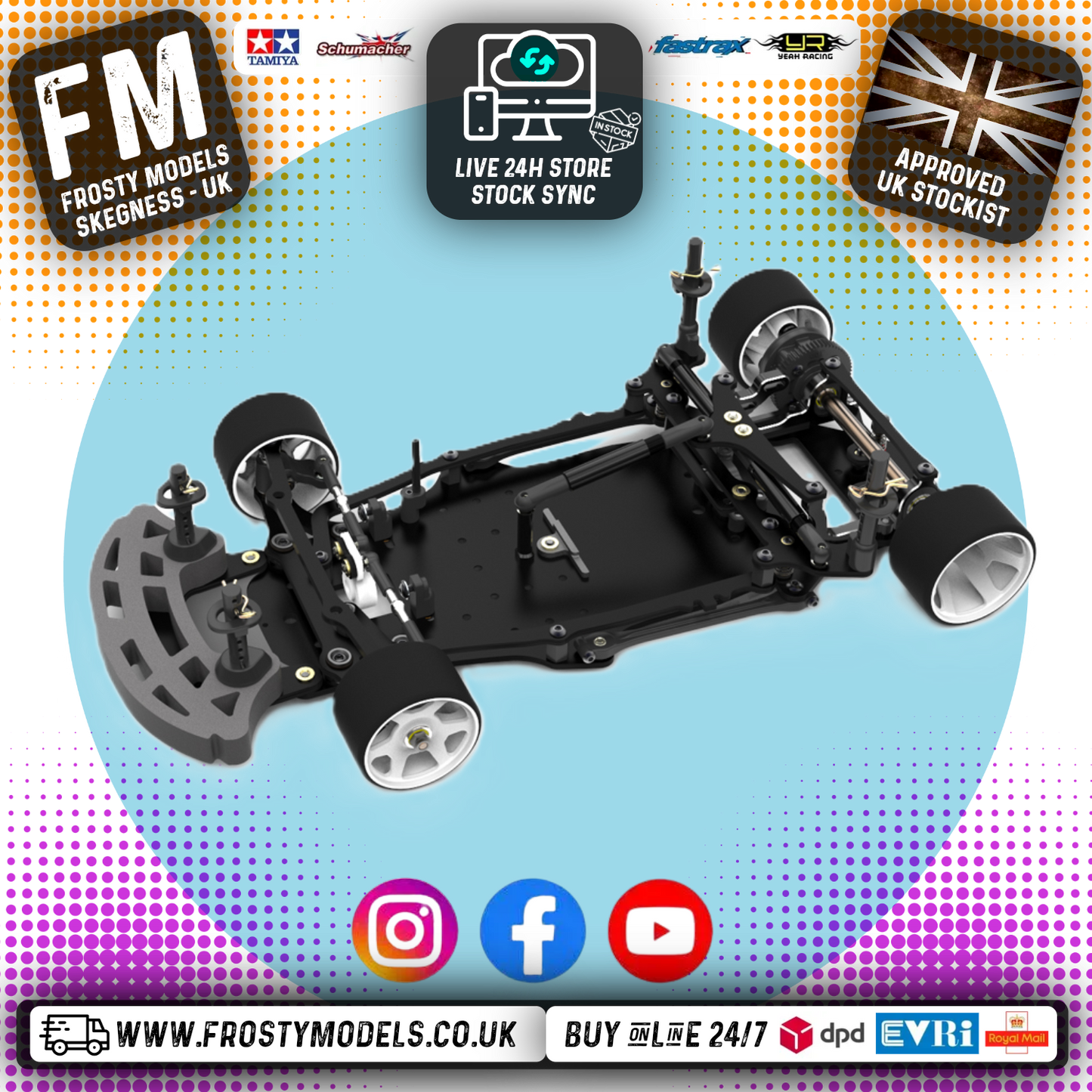 Schumacher - Atom 3 - S2 - GT12 - 1/12 RC CAR RWD KIT - K207 (No electrics etc)