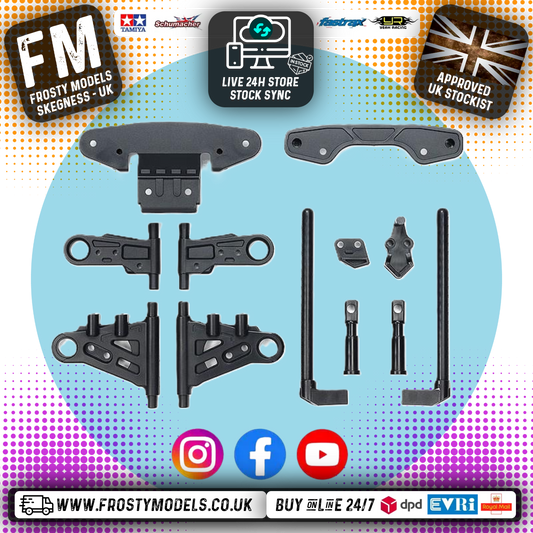 Tamiya - 51736 - BT-01 (BT01) T Parts Sus Arms, Body Points & Bumper Supports