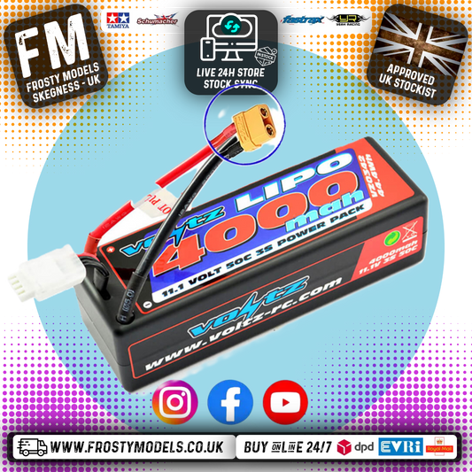 VOLTZ - 4000mAh HARDCASE 3S 11.1V 40C LIPO STICK W/ XT60 Plug - VZ0342XT60
