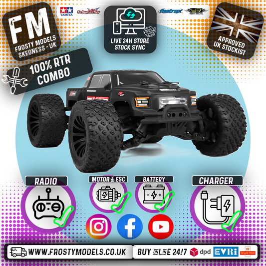 Fast Value Bundle - PD Racing Brushless (4S) TK10 RTR - With 3300mah 4S Lipo & Standard 3A 2-4S Charger