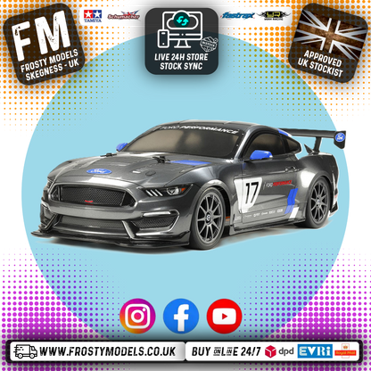TAMIYA 58664 - Ford Mustang GT4 (TT02) 4WD 1/10 TOURING CAR (INC'S ESC & MOTOR ONLY)