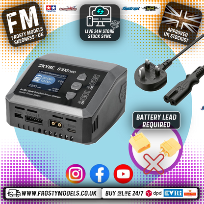 SKY RC - S100 NEO AC/DC 12A 1-6S LiPo/LiHV/LiFe/LiIon/NiMh BATTERY CHARGER FAST - SK-100202