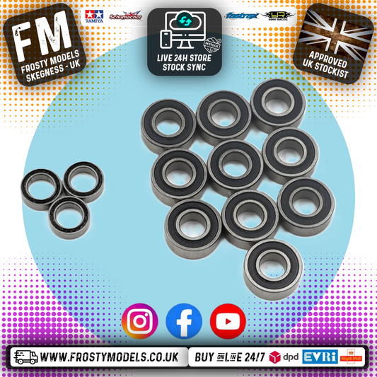 Yeah Racing - Steel Bearing Set (13pcs) For Tamiya Wild One - YBS-0046