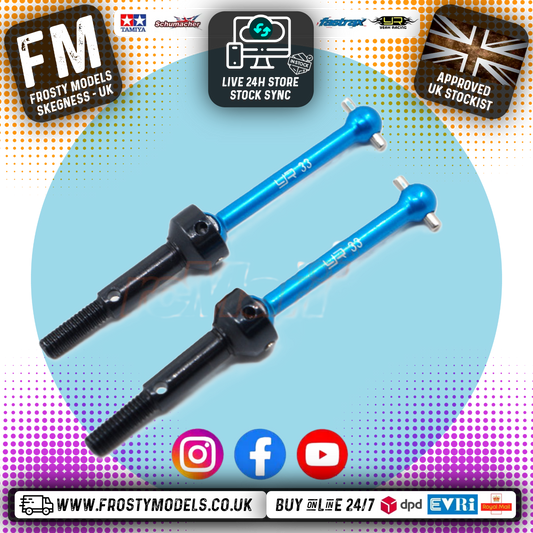 YEAH RACING - Aluminum Universal Swing Shaft 33mm For TAMC-S07 - (MF01X) TAMC-021BU