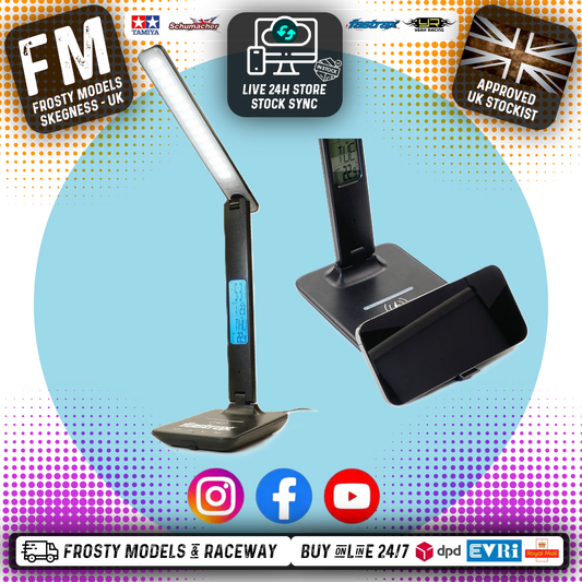 FASTRAX - MULTI-FUNCTION LED RC PIT LIGHT W/ wireless phone charging - UK 3-PIN - FAST400