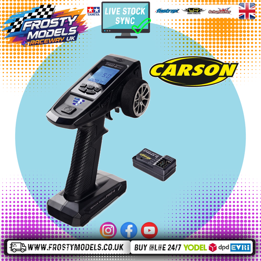 Carson - FS 4K Reflex Wheel Pro 4ch - 2.4GHz LCD Radio & Receiver - Digital Proportional Dual Rates - C500119