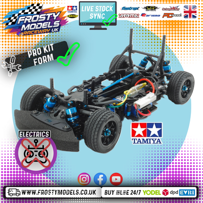 TAMIYA 47520 - M-07R (M07R) Mini MTC Chassis Kit - M-Chassis FWD PRO Hop-Up Model - (No electrics or body / 225mm wheebase Mini)