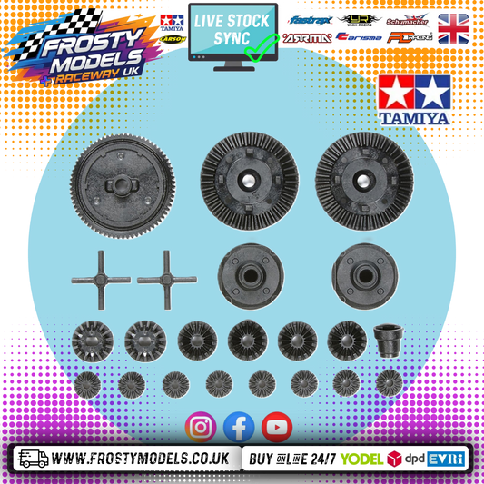 TAMIYA 51531 - TT02 - (70T SPUR GEAR + G PARTS DIFF GEARS) Stock Replacement Genuine Parts