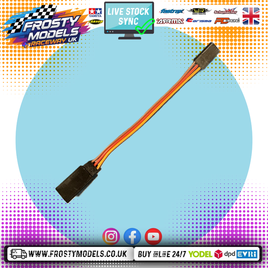 Frosty Models - Small Servo Extension Lead Wire Cable Plug 10cm Long