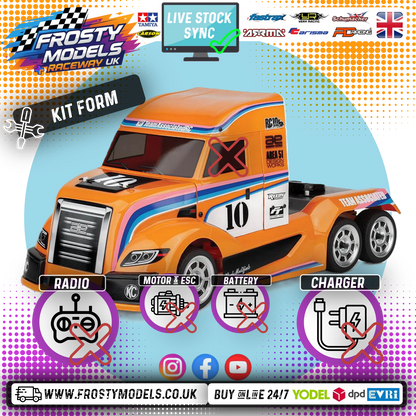 TEAM ASSOCIATED - RC10 6X6 AMERICAN CUSTOM SEMITRUCK KIT (Like Euro Truck - Same Size)