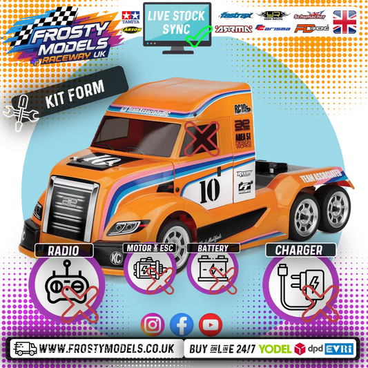 TEAM ASSOCIATED - RC10 6X6 AMERICAN CUSTOM SEMITRUCK KIT (Like Euro Truck - Same Size)