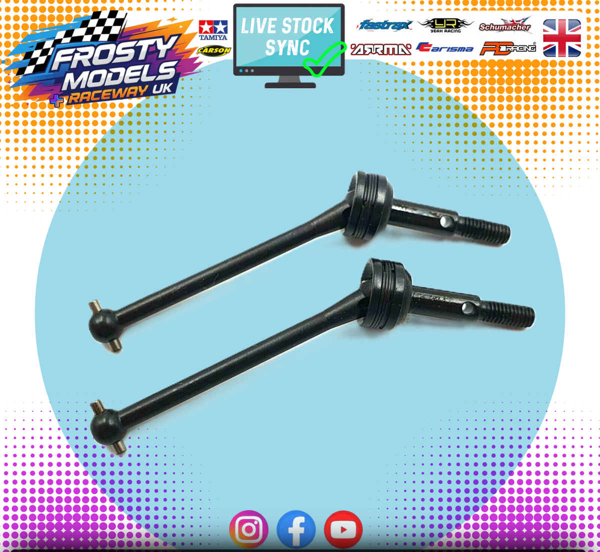 FTX - Banzai Front CVD / Drive shaft Set (Dog Bone / Axle) FTX6583