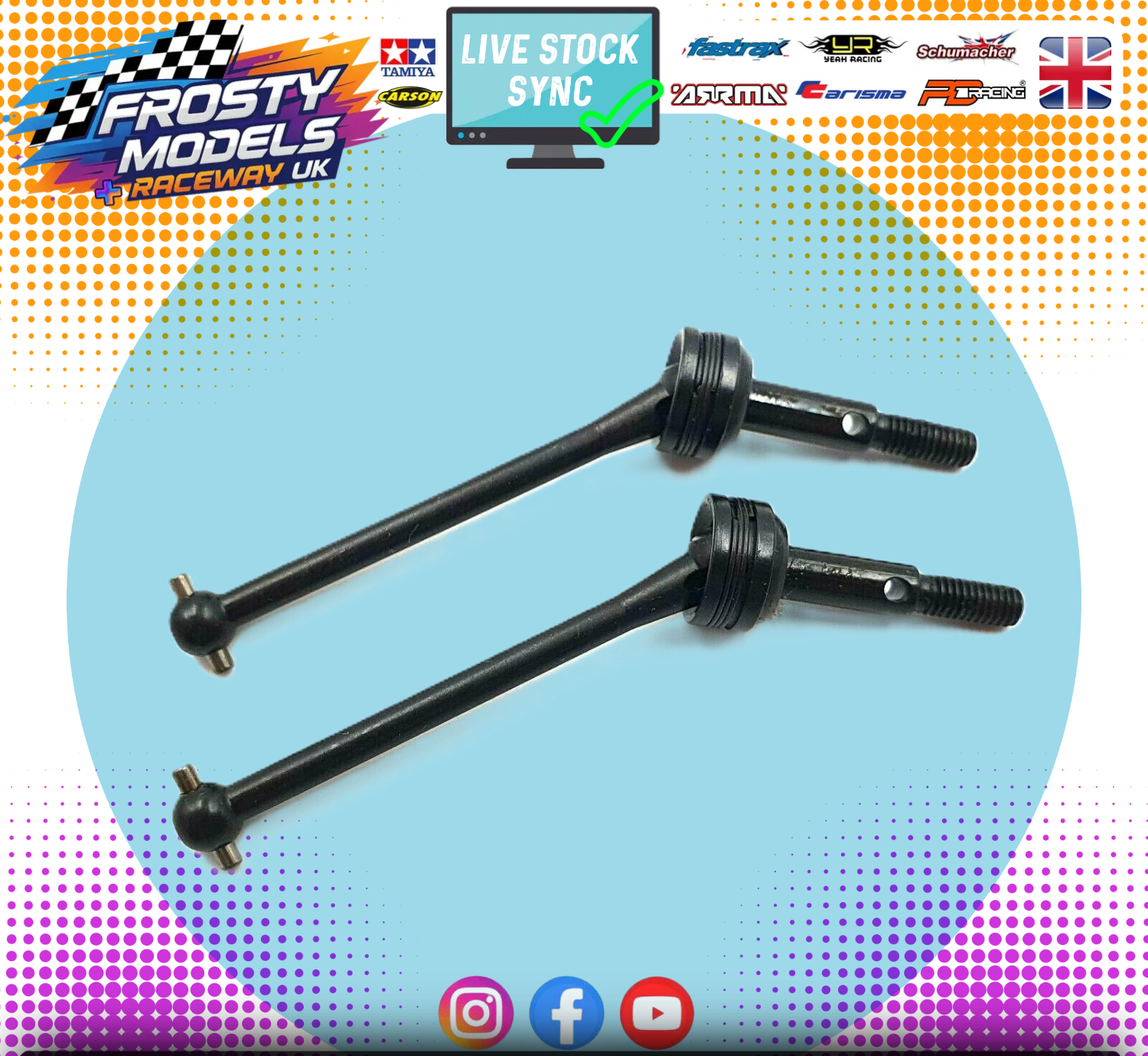FTX - Banzai Front CVD / Drive shaft Set (Dog Bone / Axle) FTX6583