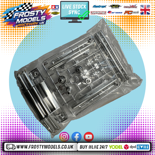Tamiya - Lunchbox Bumper Parts (Chrome) - C PARTS: 58063 Item Number 9005229
