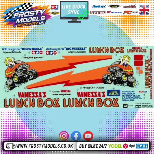 Tamiya - Lunch Box Body Stickers - for 58347 - Item Number 9495470