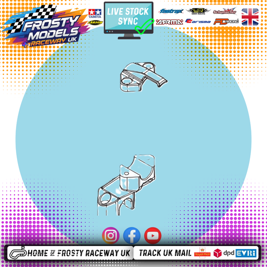 PD RACING SPARES - 1/10TH TK10 & TR10 - Centre Brace Cover/Bracket Item No. PD861-049