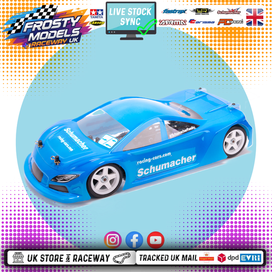 Schumacher - Rebel MTC Mini Touring Body - G909 (1/10 M-Chassis size 210 - 225mm mm Wheel Base) - Clear with Masking