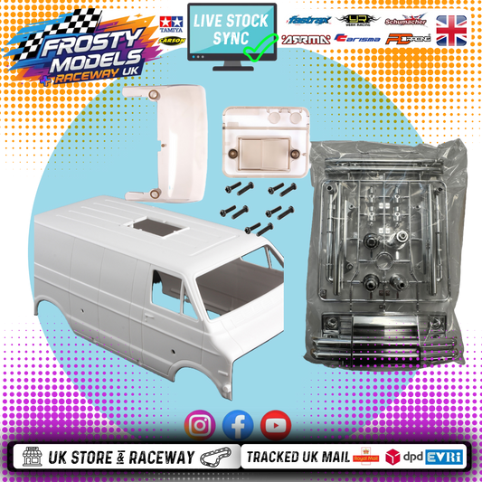 Tamiya - Lunchbox ABS Body & Chrome Parts Set Bundle - All parts and screws (No Stickers)