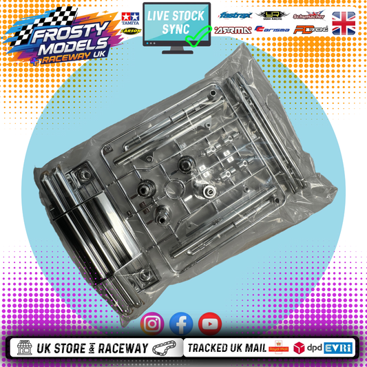 Tamiya - Lunchbox Bumper Parts (Chrome) - C PARTS: 58063 Item Number 9005229