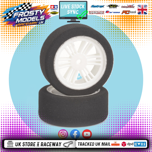 Contact - 1/10 RC Electric Touring Car (Shore 40/45Sh) Foam Wheels & Tyres / Tires - (2pcs) J1404505