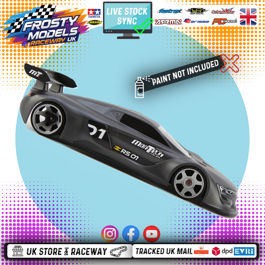 Montech - RS01 GT12 (1/12th Scale) Body - Standard Thickness (Fits Schumacher Atom and others - Not GT12 Mini)