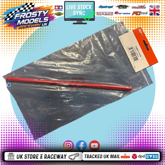 PD RACING SPARES - 1/10TH TK10 & TR10 4S - Centre Brace Alloy -  PD861-113-R