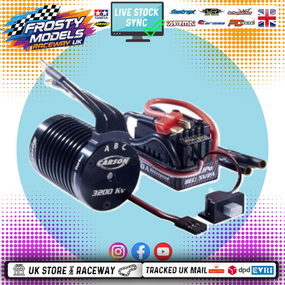 Carson - 1/10 RC Brushless System Combo BL Set Dragster Turbo 2.0 2600KV - C906311 (Deans plug)