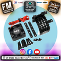 Yeah Racing - Aluminium 540 550 Motor Heat Sink w/Twin Tornado High Speed Fan BLACK - YA-0653BK
