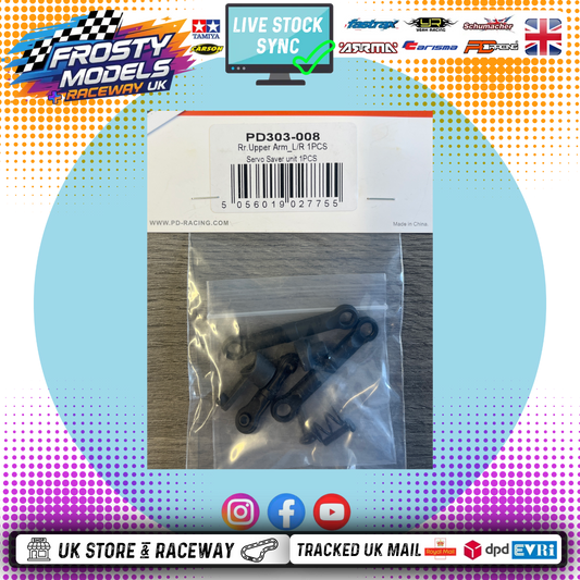 PD Racing TK16 & TR16  - Steering arms + servo saver - PD303-008