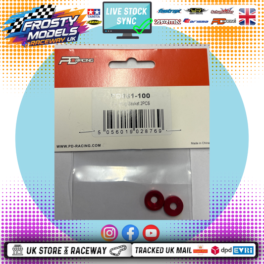 PD RACING SPARES - 1/10TH TK10 & TR10 - Tail Wing Gasket 2PCS - PD861-100