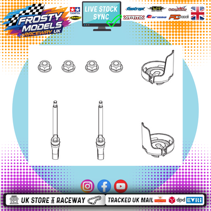 PD RACING SPARES - 1/10TH TK10 & TR10 - Shock Lower Spring Perch - PD861-063