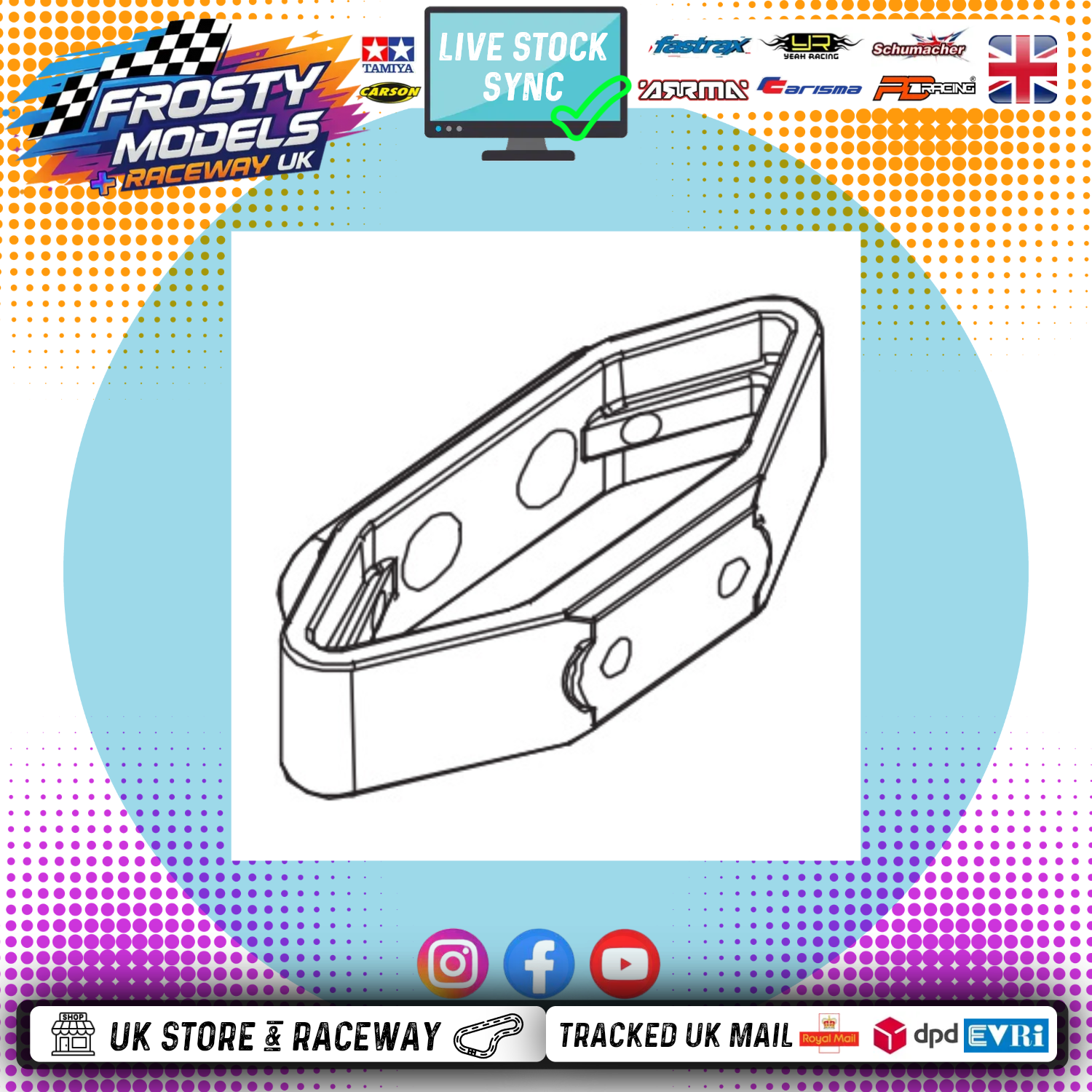 PD RACING SPARES - 1/10TH TK10 & TR10 - Bumper Spring 1PCS - PD861-024