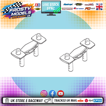 PD RACING SPARES - 1/10TH TK10 & TR10 - Body Mount   2PCS - PD861-020