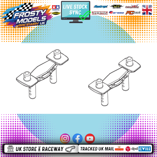 PD RACING SPARES - 1/10TH TK10 & TR10 - Body Mount   2PCS - PD861-020