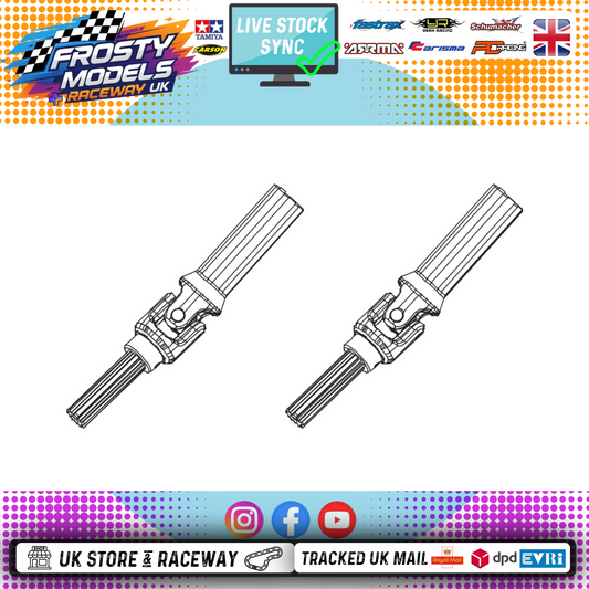 PD RACING SPARES - 1/10TH TK10 & TR10 - Slider Shaft Female Assembly 2PCS - PD861-014