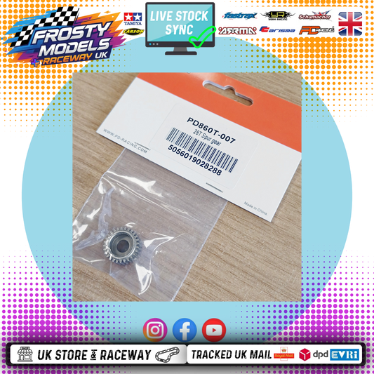 PD RACING SPARES - 1/10TH TK10 & TR10 - 28T Spur gear - PD860T-007