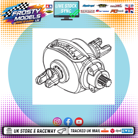 PD RACING - TK10 & TR10 - Standard Brushed Version TK10 & TR10 Differential Gear Box Assembly 1PCS - PD860T-001