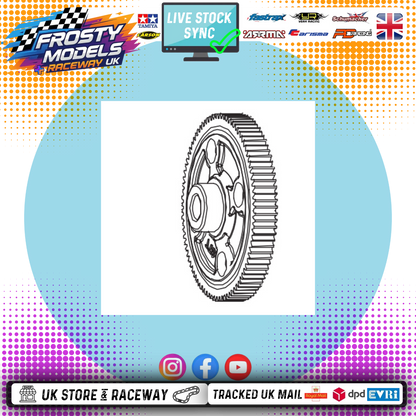 PD RACING SPARES - 1/10TH TK10 & TR10 - 4S TK10 / TR10 - 46T Spur gear - PD860-015