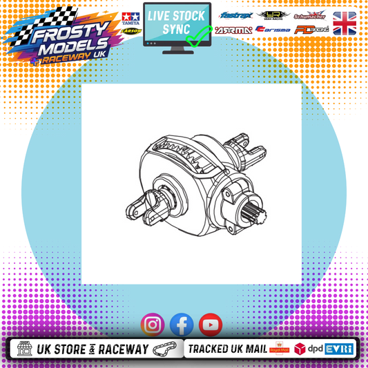 PD RACING SPARES - 1/10TH TK10 & TR10 - 4S Differential Gear Box Assembly 1PCS - PD860-012