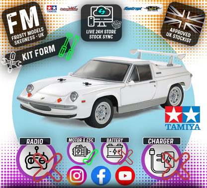 TAMIYA 58698 - RC 1/10 Lotus Europa Special (M06) RWD M-CHASSIS CAR (ESC & MOTOR INCLUDED - Requires, Radio/Servo Set, Battery & Charger)