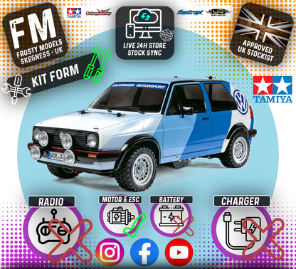 TAMIYA 58714 - Golf MK2 GTI 16 Rally (MF01X) - 4WD M-CHASSIS CAR - (ESC & MOTOR INCLUDED ONLY)