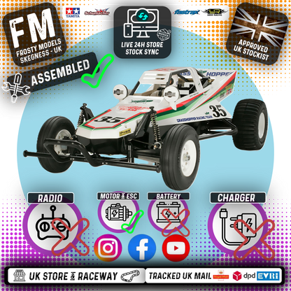 TAMIYA 46704 - Xpert Built GRASSHOPPER - 1/10 2WD BUGGY (ESC included - Requires Radio, Motor, Servo, Battery & Charger)