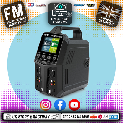 SKY RC - T1000 1000W Maestro AC/DC LIPO/LIFE/NIMH/LIHV DUAL Charger - SK-100182-03