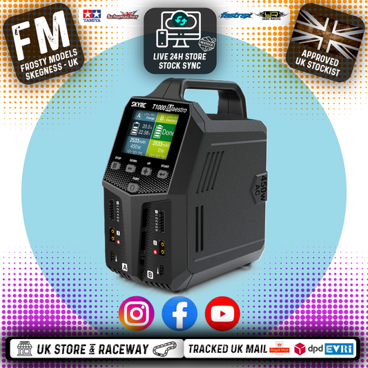 SKY RC - T1000 1000W Maestro AC/DC LIPO/LIFE/NIMH/LIHV DUAL Charger - SK-100182-03